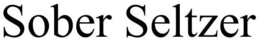SOBER SELTZER trademark