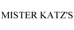 MISTER KATZ'S trademark