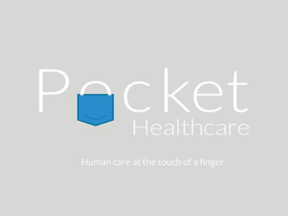 POCKET HEALTHCARE HUMAN CARE AT THE TOUCH OF A FINGER trademark
