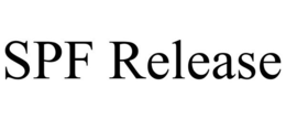 SPF RELEASE trademark