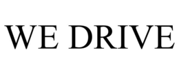 WE DRIVE trademark