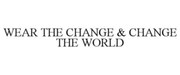WEAR THE CHANGE & CHANGE THE WORLD trademark