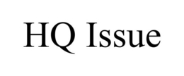 HQ ISSUE trademark