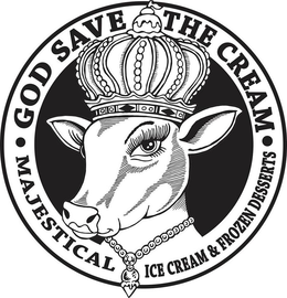 GOD SAVE THE CREAM MAJESTICAL ICE CREAM & FROZEN DESSERTS trademark
