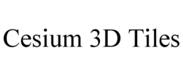 CESIUM 3D TILES trademark