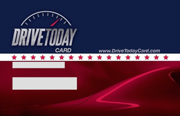 DRIVETODAY CARD WWW.DRIVETODAYCARD.COM trademark