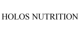 HOLOS NUTRITION trademark