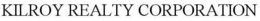 KILROY REALTY CORPORATION trademark