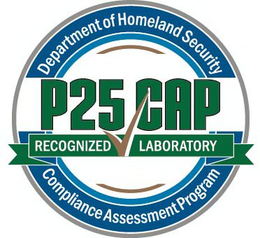 DEPARTMENT OF HOMELAND SECURITY; COMPLIANCE ASSESSMENT PROGRAM; P25 CAP RECOGNIZED LABORATORY trademark