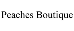 PEACHES BOUTIQUE trademark