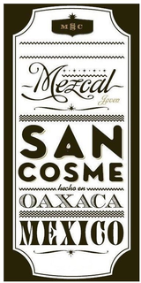 MSSC MEZCAL JOVEN SAN COSME HECHO EN OAXACA MEXICO trademark