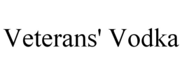 VETERANS' VODKA trademark