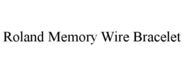 ROLAND MEMORY WIRE BRACELET trademark