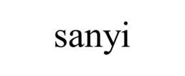 SANYI trademark