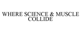 WHERE SCIENCE & MUSCLE COLLIDE trademark