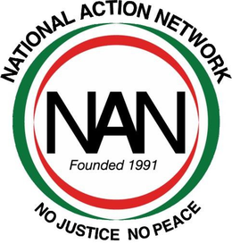NATIONAL ACTION NETWORK NAN FOUNDED 1991 NO JUSTICE NO PEACE trademark