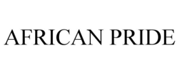 AFRICAN PRIDE trademark