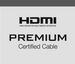HDMI HIGH-DEFINITION MULTIMEDIA INTERFACE PREMIUM CERTIFIED CABLE trademark