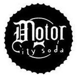 MOTOR CITY SODA trademark
