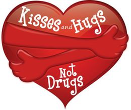 KISSES AND HUGS NOT DRUGS trademark