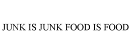 JUNK IS JUNK FOOD IS FOOD trademark
