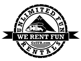 UNLIMITED FUN RENTALS WE RENT FUN GOUFR.COM trademark