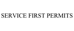 SERVICE FIRST PERMITS trademark