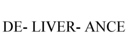 DE- LIVER- ANCE trademark