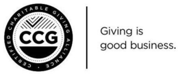 CCG CERTIFIED CHARITABLE GIVING ALLIANCE GIVING IS GOOD BUSINESS. trademark