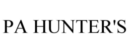 PA HUNTER'S trademark