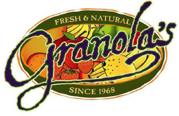 GRANOLA'S FRESH & NATURAL SINCE 1968 trademark