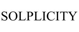 SOLPLICITY trademark