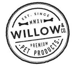EST. SINCE MMXV WILLOW & CO. PREMIUM PET PRODUCTS trademark