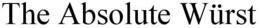 THE ABSOLUTE WÜRST trademark