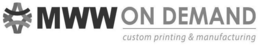 MWW ON DEMAND CUSTOM PRINTING & MANUFACTURING trademark