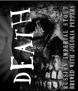 DEATH RUSSIAN IMPERIAL STOUT BREWED WITH JOLOKIA PEPPERS trademark