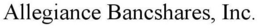ALLEGIANCE BANCSHARES, INC. trademark