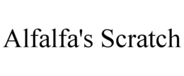 ALFALFA'S SCRATCH trademark
