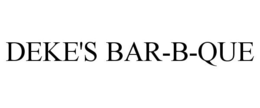 DEKE'S BAR-B-QUE trademark