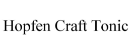 HOPFEN CRAFT TONIC trademark