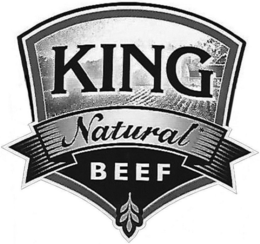KING NATURAL BEEF trademark