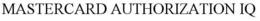MASTERCARD AUTHORIZATION IQ trademark