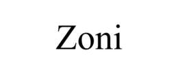 ZONI trademark