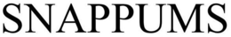 SNAPPUMS trademark
