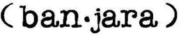 (BAN · JARA) trademark