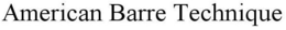 AMERICAN BARRE TECHNIQUE trademark