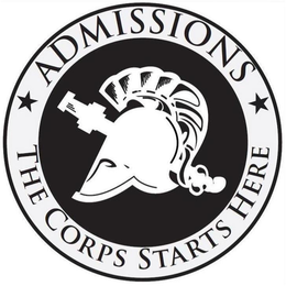 ADMISSIONS THE CORPS STARTS HERE trademark