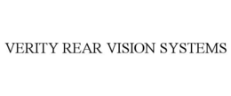 VERITY REAR VISION SYSTEMS trademark
