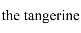 THE TANGERINE trademark