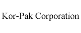 KOR-PAK CORPORATION trademark
